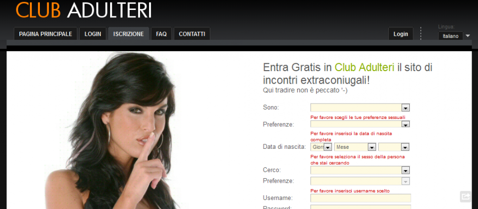AVVENTURE EXTRACONIUGALI CLUB AVVENTURE EXTRACONIUGALI CLUB Avventure extraconiugali: dove sul web e come