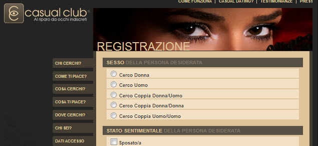 CHAT COUGAR GRATUITA SENZA REGISTRAZIONE CASUAL 