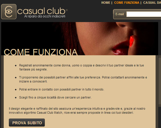 CHAT PER INCONTRI SESSO CASUAL