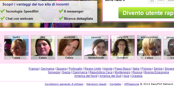 FLIRT INCONTRI DI CHAT E MESSENGER