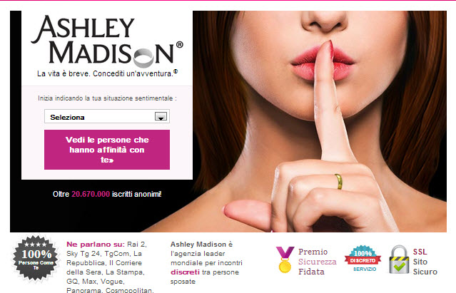 incontri ashley madison