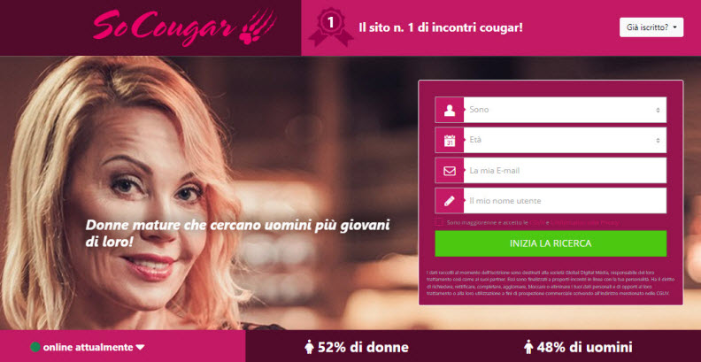 Chat Incontri Donne Cougar