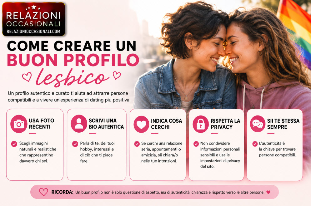 Come creare un buon profilo lesbico