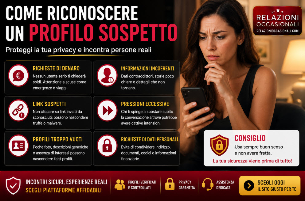 Come riconoscere un profilo sospetto