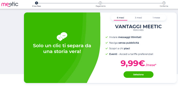 Prezzo Abbonamento Meetic