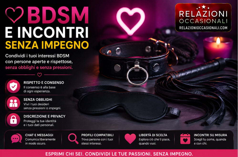 bdsm e incontri senza impegno